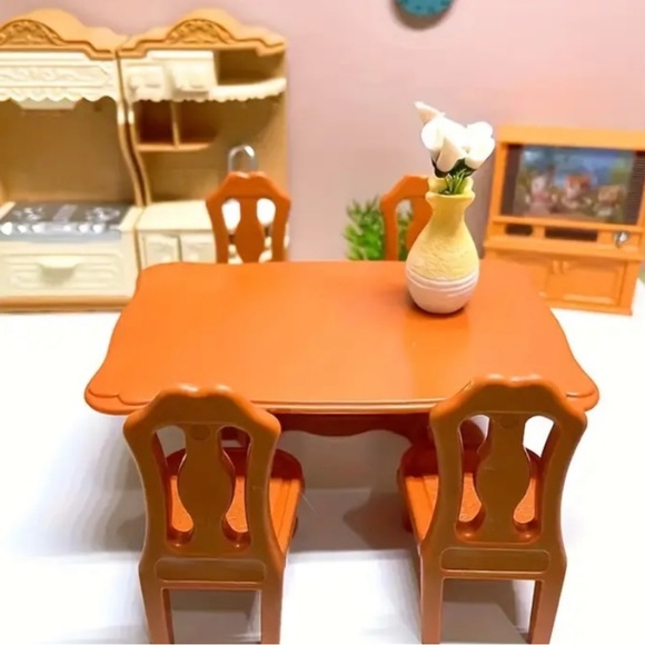 Doll House Furniture-Dining Room Table - Picture 7 of 15